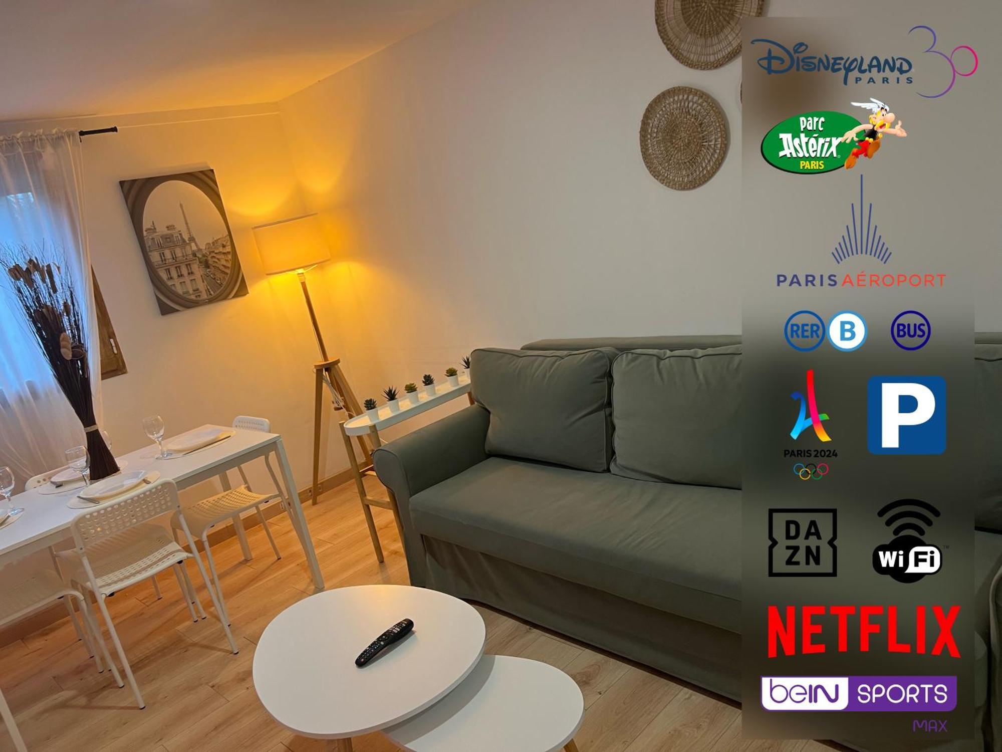 Appartement Pres De Paris, Disney & Cdg Tremblay-en-France Экстерьер фото